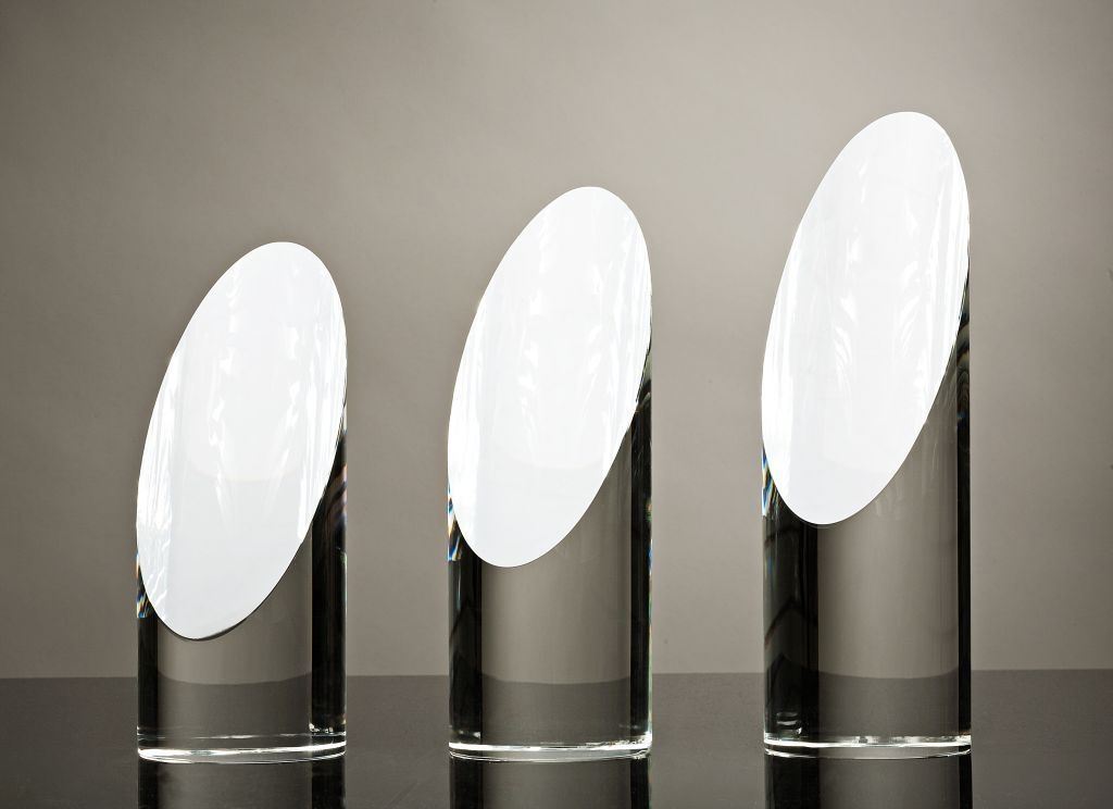 CRYSTAL Trophy rund groß