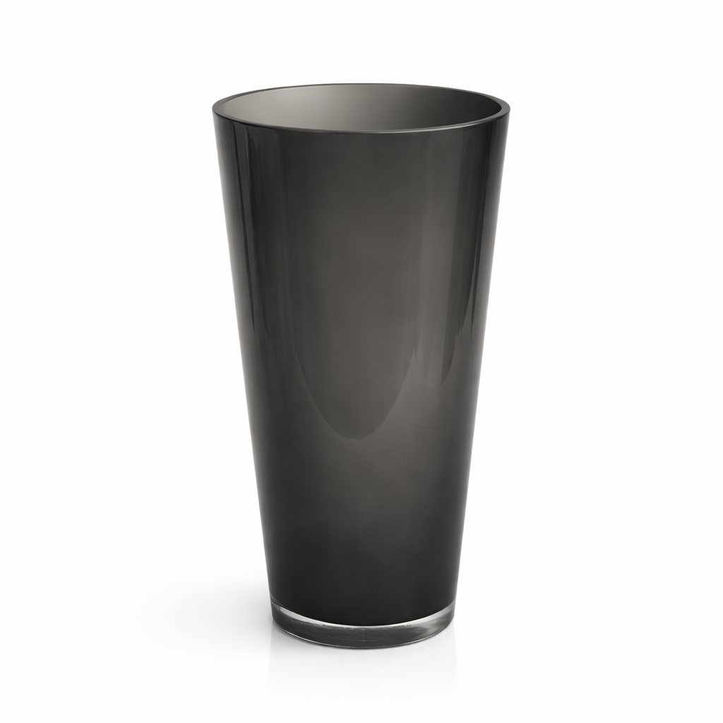 Vase CAMILL small, black
