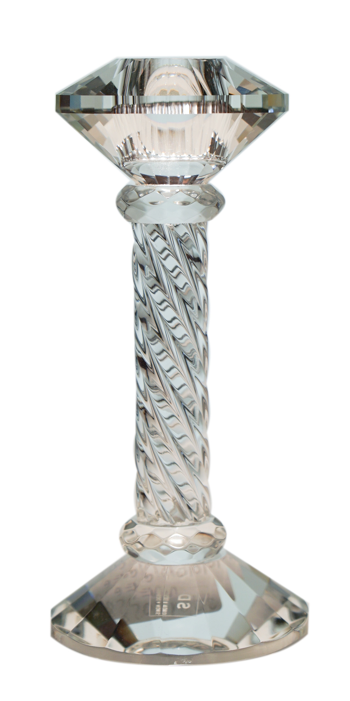 CRYSTAL Candlestick SWIRL,