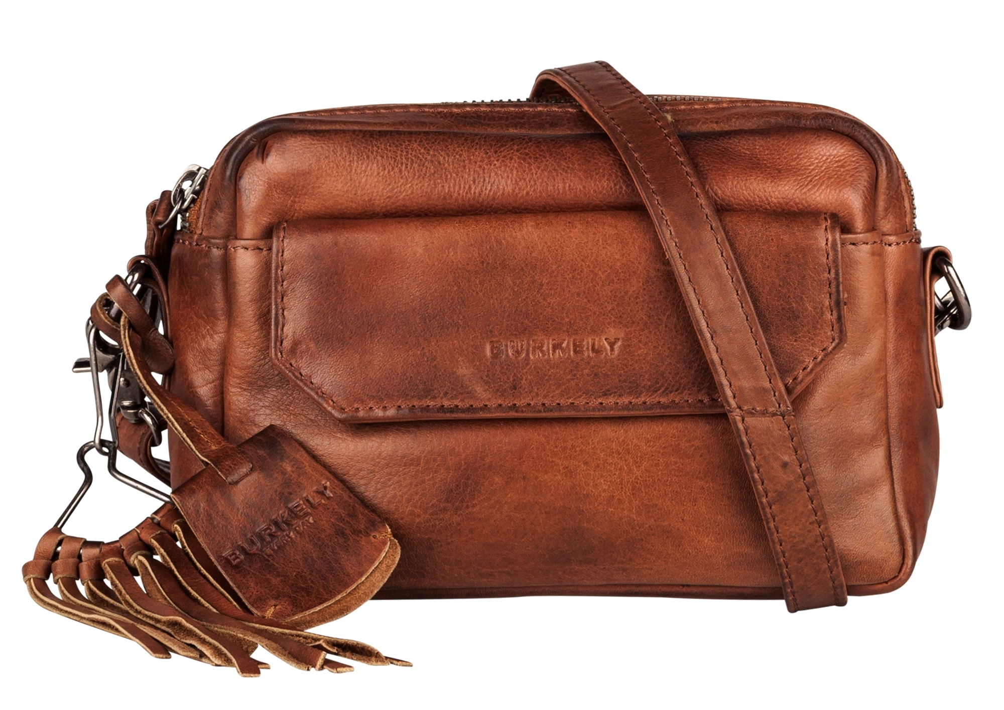 BURKELY NOBLE NOVA X-OVER 2-ZIPPER brown