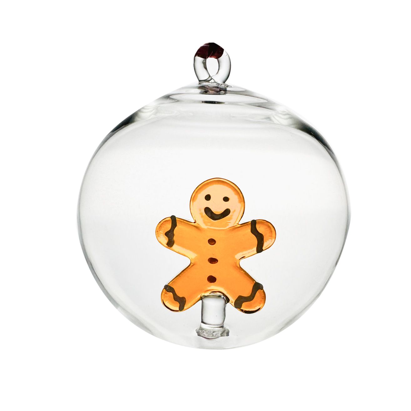 Weihnachtskugel mit Lebkuchenmann