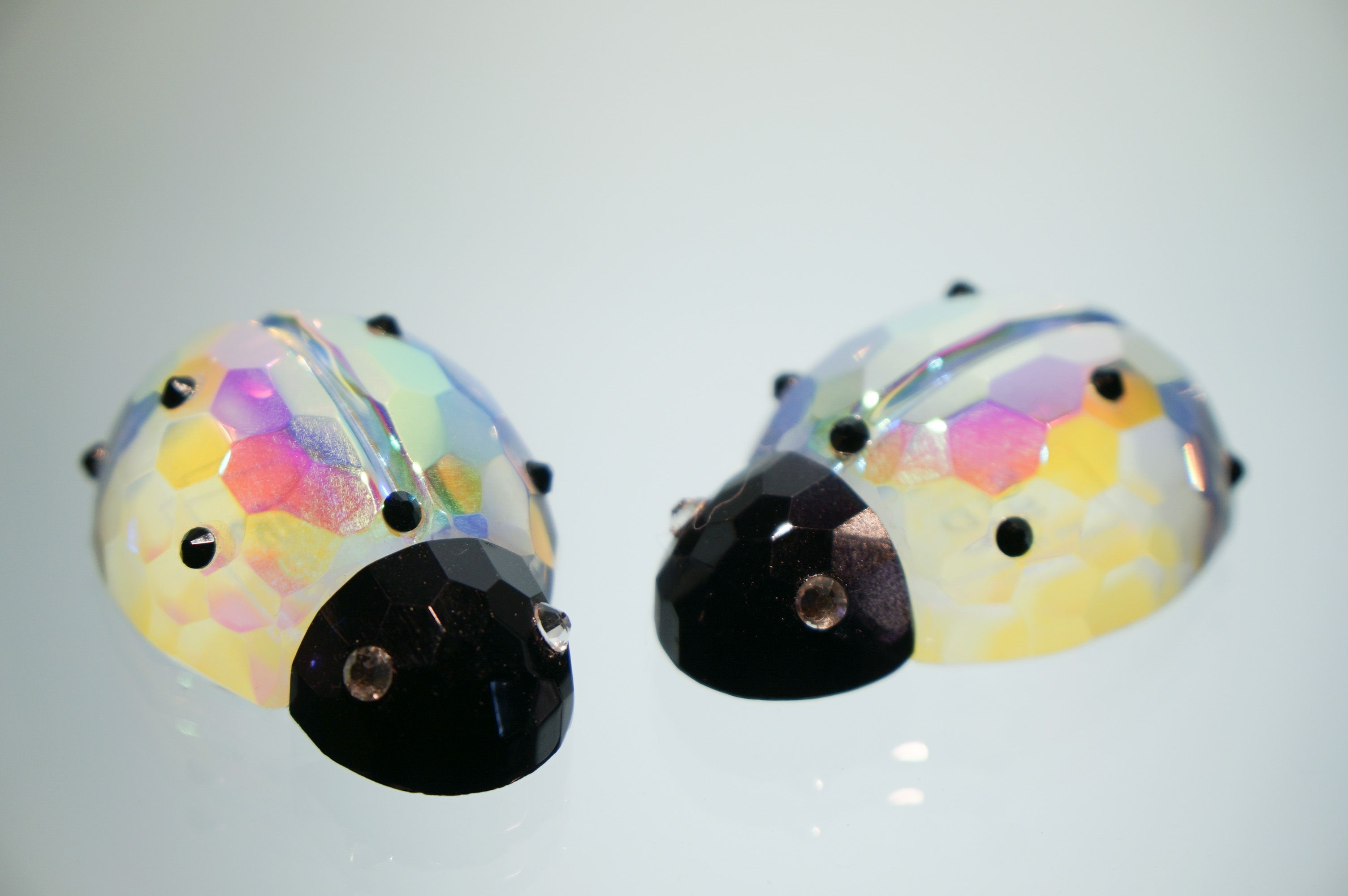 Marienkäfer mit Diamanten, 2er Set