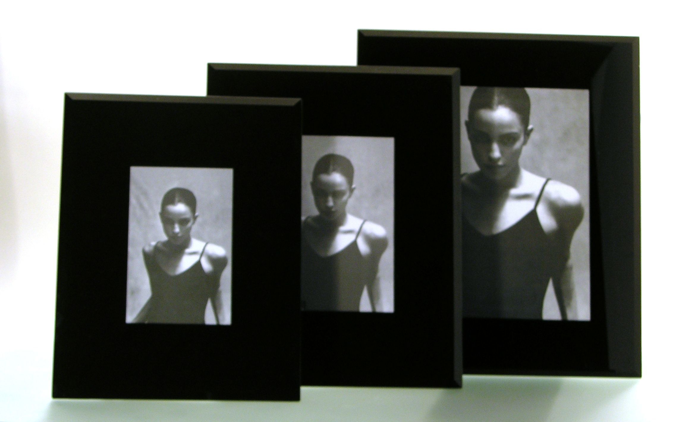 CRYSTAL Bilderrahmen schwarz groß