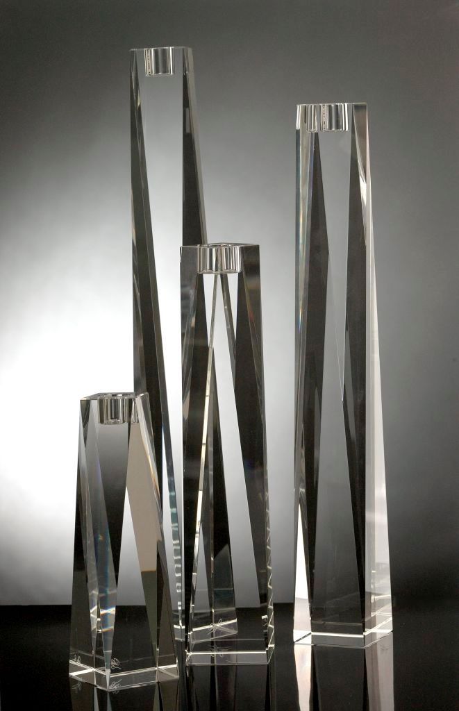 CRYSTAL Leuchter Long Facets groß